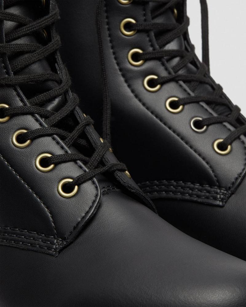 Dr Martens Vegan 1460 Felix Snørestøvler Dame Sort | DK 221MQZ